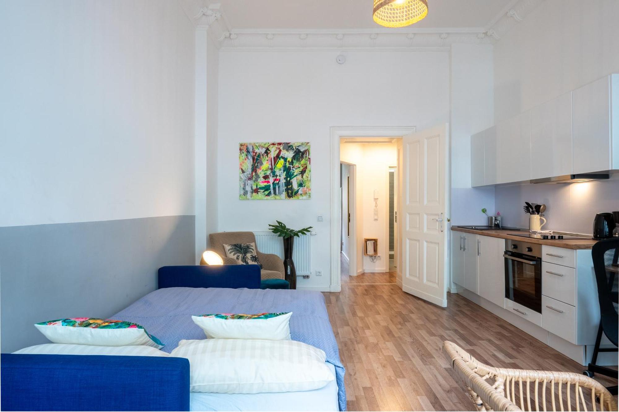 Modern, Central Flat With Workspace Берлін Екстер'єр фото